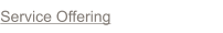 Service Offering